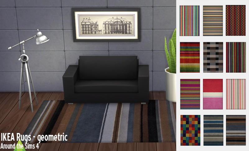 IKEA rug for the Sims 4