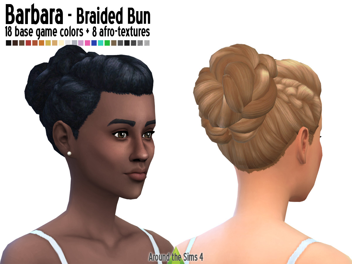 Sims 4 Maxis Match Hair Afro Textured