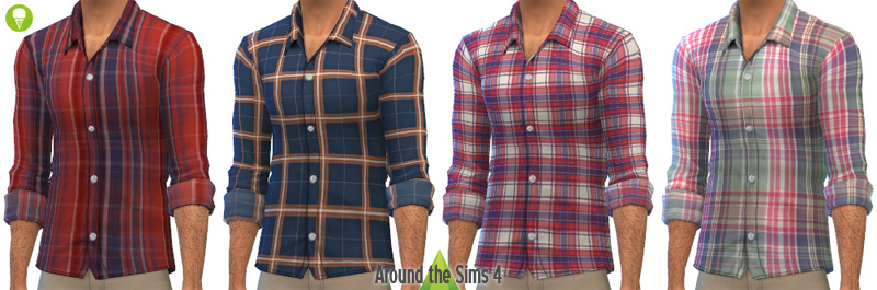 Around the Sims 4 | Custom Content Download | Clothing | Male: Rolled ...