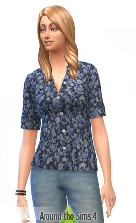 liberty blouse for Sims 4