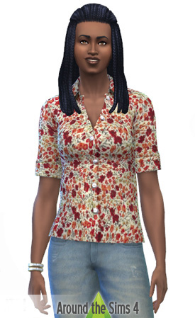 liberty blouse for Sims 4