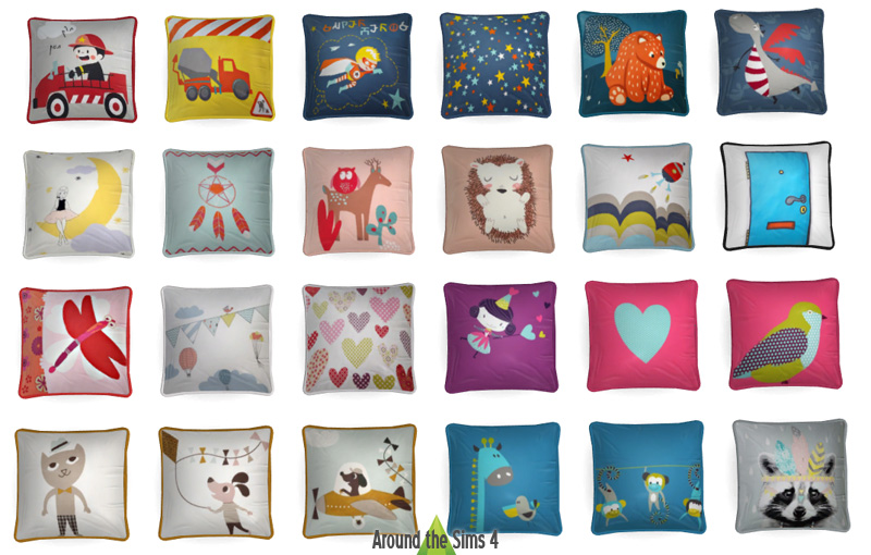 Pillows Cushions for Sims 4