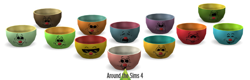 Faced bowls for kids