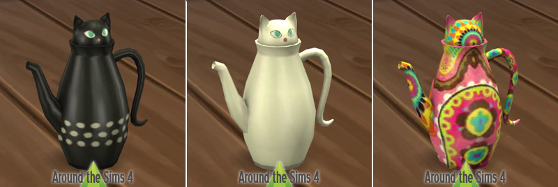 cat shaped coffeepot