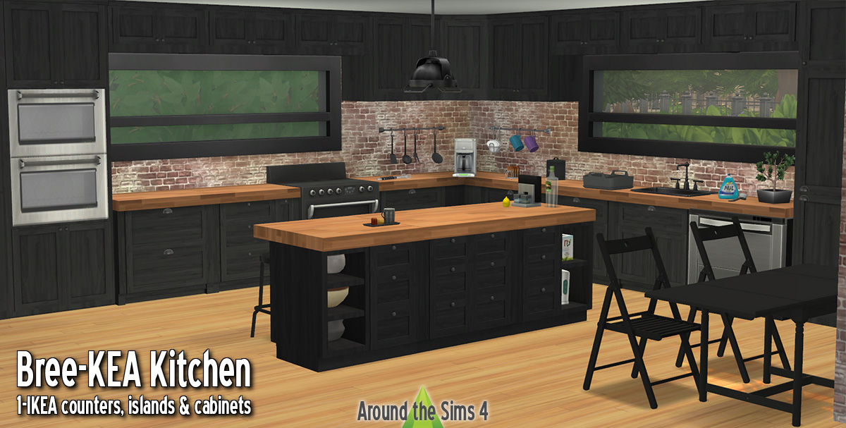 Counters, How To Build Kitchen Island Sims 4