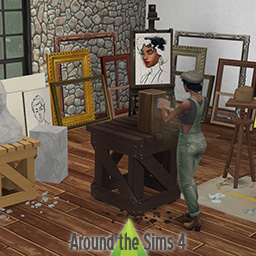 Crafting room - painting & sculpting