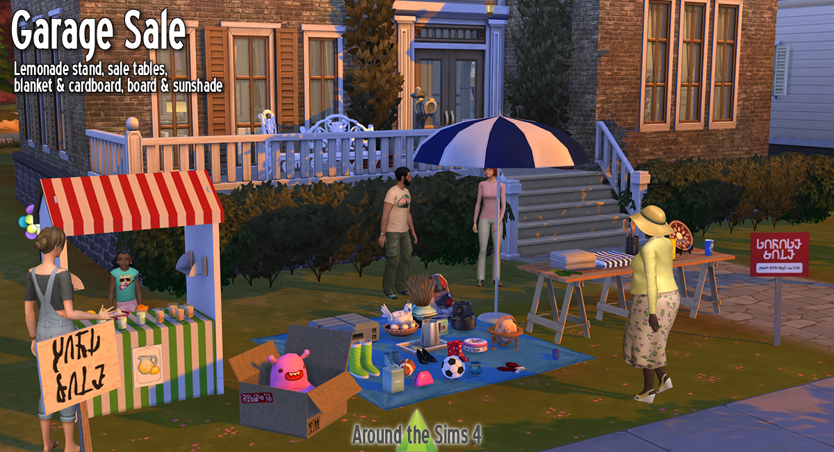 Around The Sims 4 Custom Content get Yard Sale