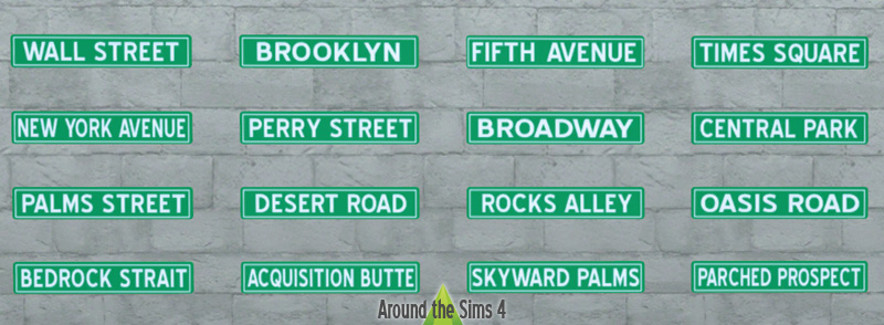 US street names