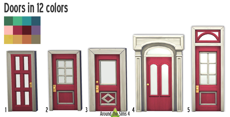 Colors of New Orleans doors