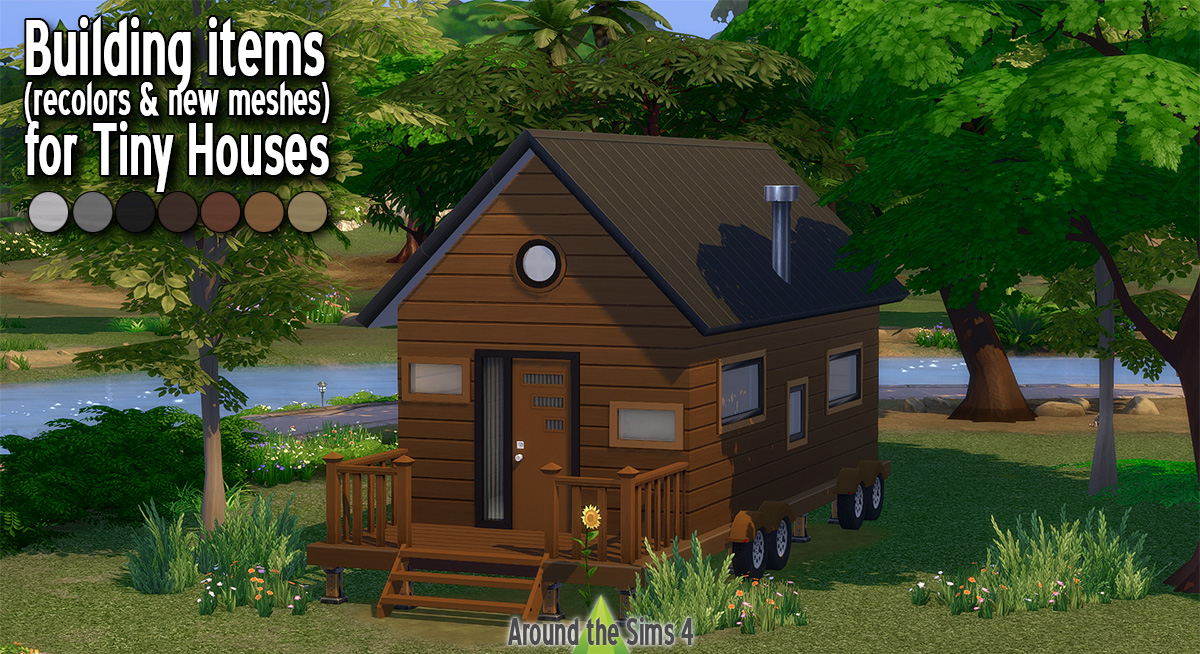 Around The Sims 4 Custom Content Download Building Set Tiny Houses